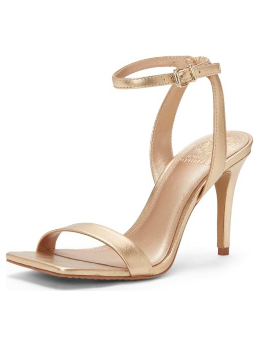 Vince Camuto Saprenda High Heel Sandals Square Toe Stiletto Ankle Strap